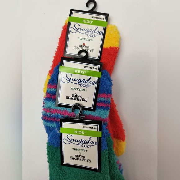 Kid's Supper Soft Socks Bundle Of 3 Size 6/8 -4/6 - Picture 3 of 4